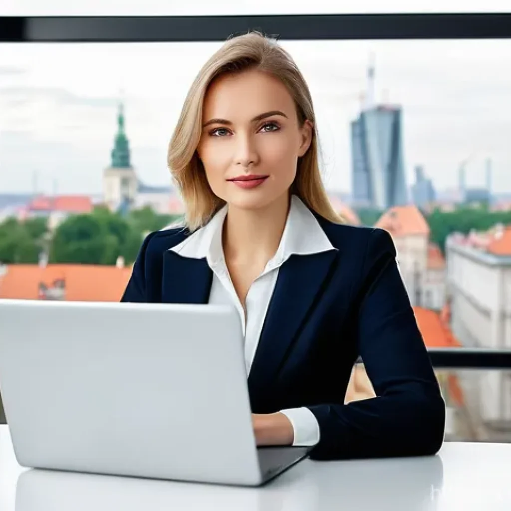건축자재 마케팅 연봉협상 전략 - **Prompt 1: Analyzing Market Value and Achievements**
"A professional Polish woman, in her early...